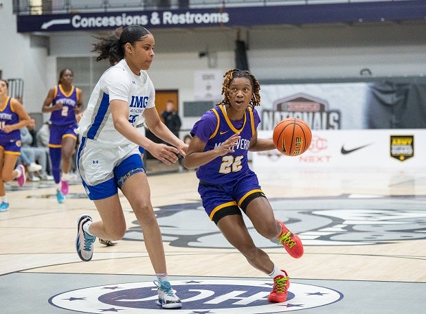 Ohio State Jaloni Cambridge followed up a 33-point outburst in the semifinals with a 17-point night to lead Montverde Academy to a 61-53 Chipotle Nationals title on Saturday. (Photo: Julie Brown)